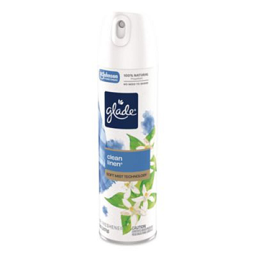 Glade Air Freshener, Clean Linen, 13.8 oz Aerosol Spray, 3/Pack (391465)