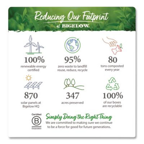 Bigelow Single Flavor Tea, Decaffeinated Black, 48 Bags/Box (00356)