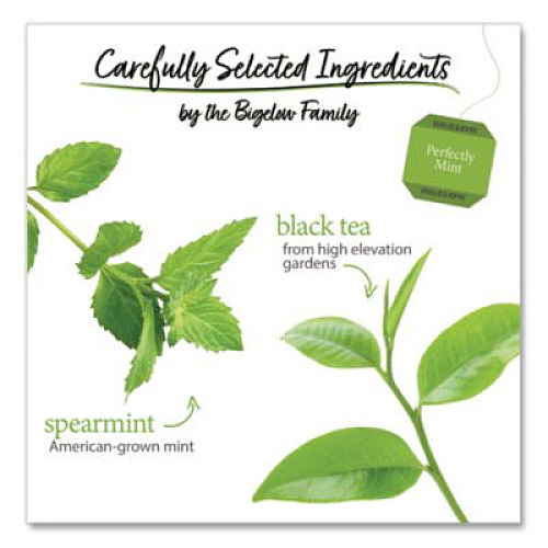 Bigelow Perfectly Mint Black Tea, 28/Box (10344)