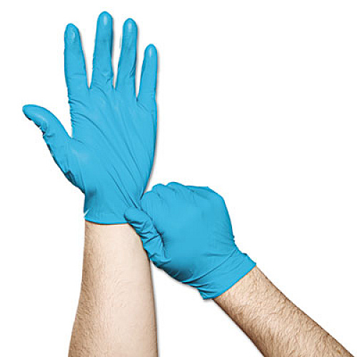 AnsellPro Touch N Tuff Nitrile Gloves, Teal, Size 9 1/2 - 10, 100/Box (926009510)