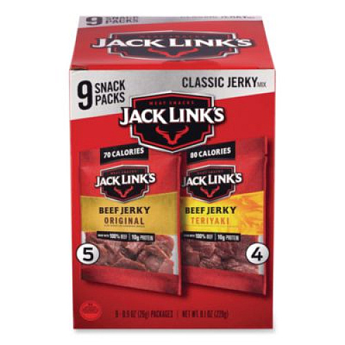 Snack Box Pros Sunchips and Jack Link's Beef Jerky Variety Pack, (30) 1.5 oz Bags, (9) 0.9 oz Snack Packs, Assorted Flavors/Bundle (60004175)
