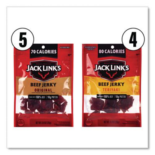 Snack Box Pros Sunchips and Jack Link's Beef Jerky Variety Pack, (30) 1.5 oz Bags, (9) 0.9 oz Snack Packs, Assorted Flavors/Bundle (60004175)