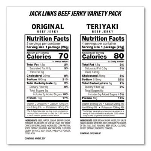 Snack Box Pros Sunchips and Jack Link's Beef Jerky Variety Pack, (30) 1.5 oz Bags, (9) 0.9 oz Snack Packs, Assorted Flavors/Bundle (60004175)
