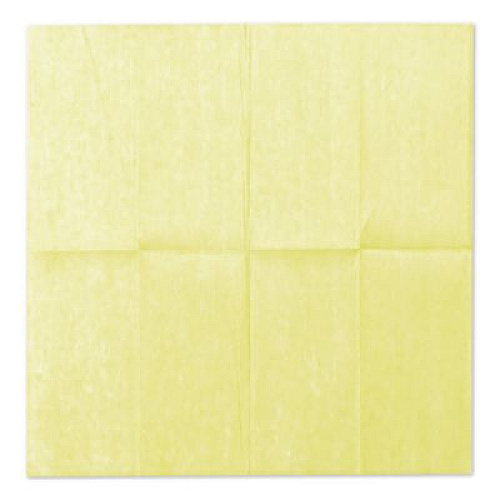 Chix Masslinn Dust Cloths, 1-Ply, 24 x 24, Unscented, Yellow, 30/Bag, 5 Bags/Carton (8673)