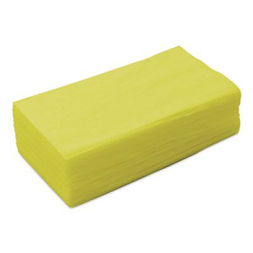 Chix Masslinn Dust Cloths, 1-Ply, 24 x 24, Unscented, Yellow, 30/Bag, 5 Bags/Carton (8673)