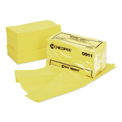 Chix Masslinn Dust Cloths, 24 x 24, Yellow, 50/Bag, 2 Bags/Carton (0911)