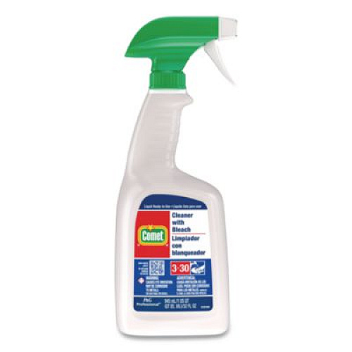 Comet Cleaner with Bleach, 32 oz Bottles, 8 Bottles and 2 Trigger Sprayers/Carton (02287CT)