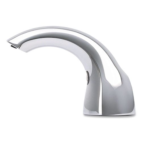 CX10 Counter Mount Soap Dispenser with Metal Spout Fixture, 2,000 mL, 2.28 x 5.82 x 4.04, Chrome (894001)