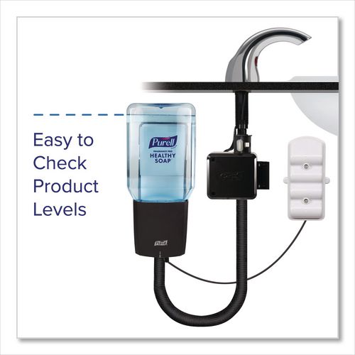 CX10 Counter Mount Soap Dispenser with Metal Spout Fixture, 2,000 mL, 2.28 x 5.82 x 4.04, Chrome (894001)