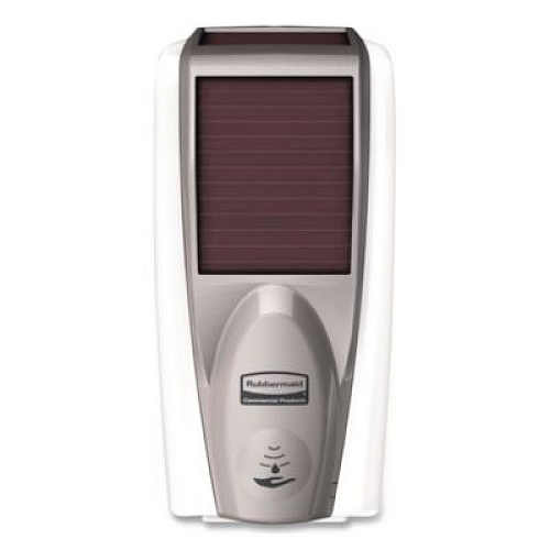 Rubbermaid Commercial AutoFoam with Lumecel Hand Soap Dispenser, 5.51 x 5.51 x 11.22, White/Gray Pearl (1980828)