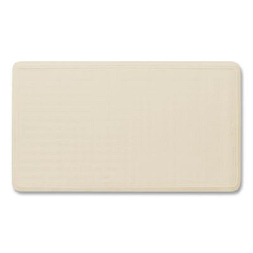 Rubbermaid Commercial Safti-Grip Bath Mats, White Textured Surface, Suction-Cup Backing, 16" x 28" (1982726)
