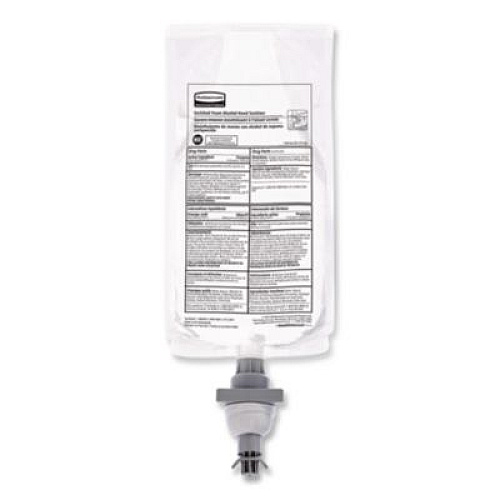 Rubbermaid Commercial AutoFoam Refill With Alcohol Foam Hand Sanitizer, Clear, 1,000 mL, Unscented, 4/Carton (2080802)