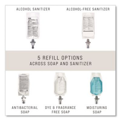 Rubbermaid Commercial AutoFoam Refill With Alcohol Foam Hand Sanitizer, Clear, 1,000 mL, Unscented, 4/Carton (2080802)