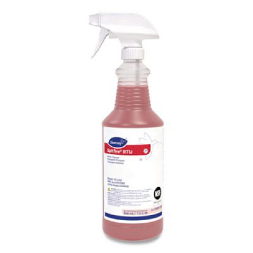 Diversey Spitfire Power Cleaner, Liquid, Fresh Pine Scent, 32 oz Spray Bottle, 12/Carton (95891789)