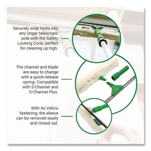 Unger Visa Versa Squeegee, 14" Wide Blade (VP350)