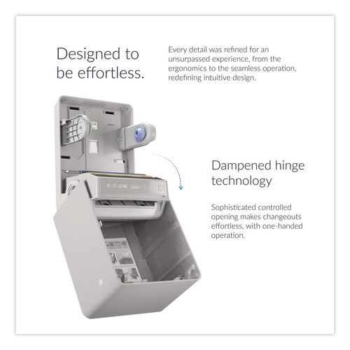 ICON Automatic Roll Towel Recessed Dispenser Housing with Trim Panel, 22 x 6.52 x 17.64, Stainless Steel (53699)