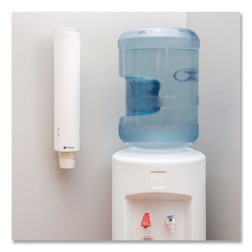 Medium Pull-Type Water Cup Dispenser, White, 24/Carton (C3165WH)