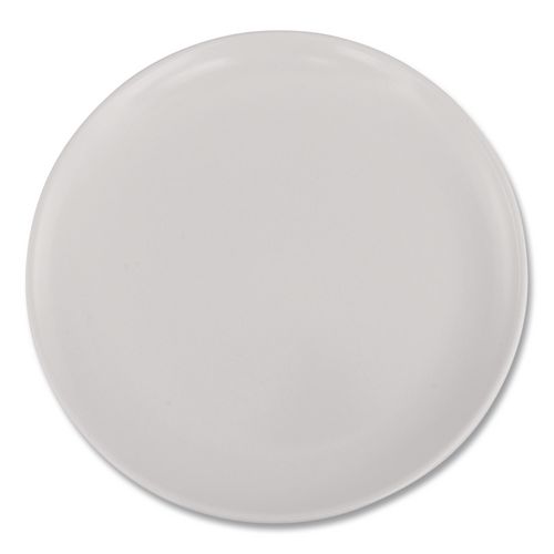 Epicure Melamine Dinner Plate, 8" dia, White, 48/Carton (4380302CT)