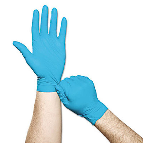 AnsellPro Touch N Tuff Nitrile Gloves, Teal, Size 8 1/2 - 9, 100/Box (92600859)