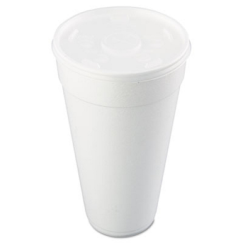 Dart Plastic Cold Cup Lids, 24oz, Translucent, 500/carton (24SL05)