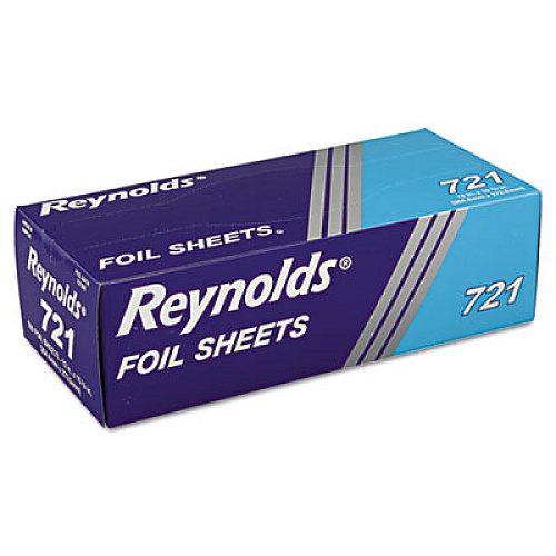 Reynolds Wrap Interfolded Aluminum Foil Sheets, 10.75 x 12, 500/Box, 6 Boxes/Carton (721)