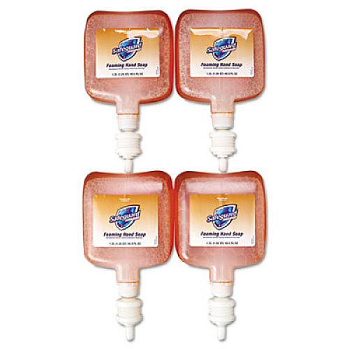 Safeguard Professional Antibacterial Foam Hand Soap Refill, Pleasant Scent, 1,200 mL, 4/Carton (47435)
