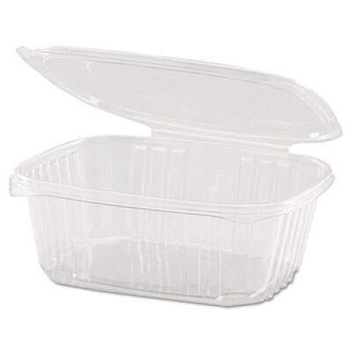 Genpak Clear Hinged Deli Container, 32oz, 7 1/4 X 6 2/5 X 2 5/8, 100/bag, 2 Bags/carton (AD32)