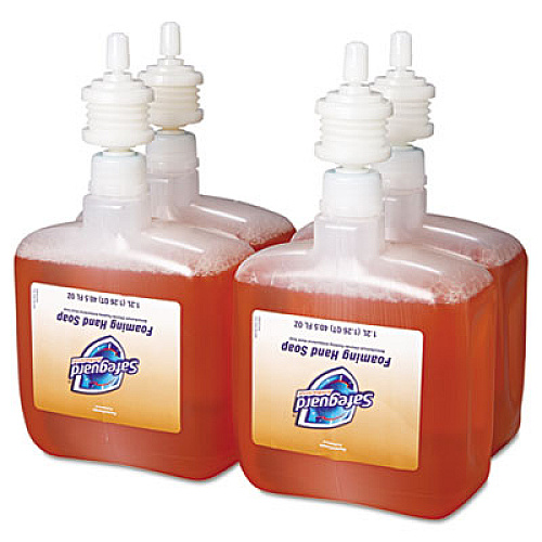 Safeguard Professional Antibacterial Foam Hand Soap Refill, Pleasant Scent, 1,200 mL, 4/Carton (47435)