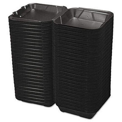 Genpak SN2003L Snap It Hinged-Lid Foam Food Container