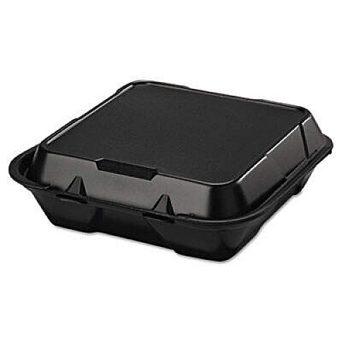 Genpak SN2003L Snap It Hinged-Lid Foam Food Container