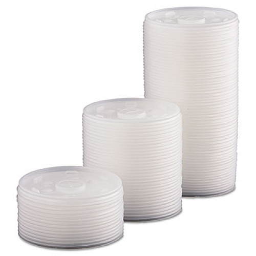 Dart Plastic Cold Cup Lids, 24oz, Translucent, 500/carton (24SL05)