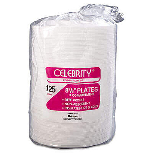Genpak 83900 Celebrity Foam Dinnerware