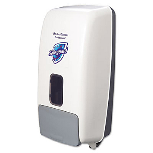 Safeguard Professional Foam Hand Soap Dispenser, 1.2 L, White/Gray (47436)