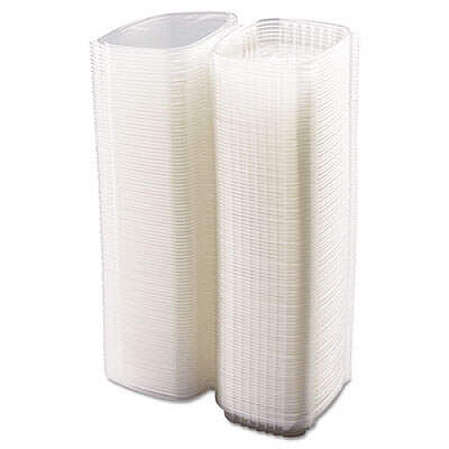 Genpak AD16S Plastic Hinged-Lid Deli Containers