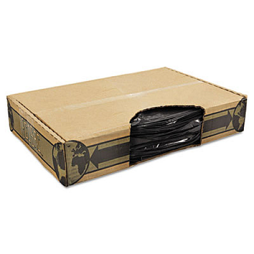 FlexSol LOW DENSITY ECONOMY ECOSAC, 45 GAL, 1.5 MIL, 40" X 48", BLACK, 100/CARTON (ECO48XH)
