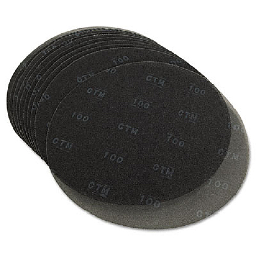 Boardwalk Sanding Screens, 20" Diameter, 100 Grit, Black, 10/Carton (BWK502010010)