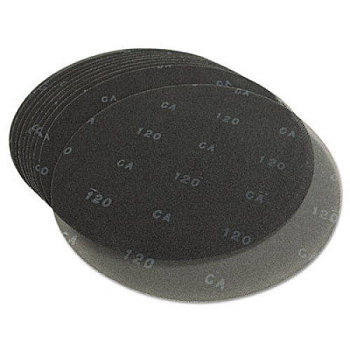 Boardwalk Sanding Screens, 20" Diameter, 120 Grit, Black, 10/Carton (BWK502012010)