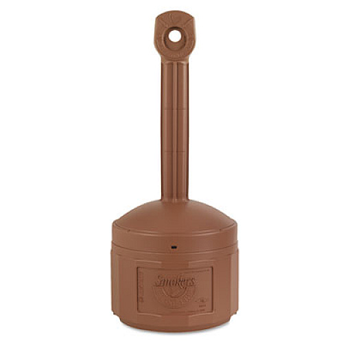 JUSTRITE SMOKERS CEASE-FIRE CIGARETTE BUTT RECEPTACLE, 16 QT, TERRA COTTA (26800T)