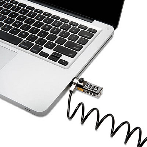 Kensington WordLock Portable Combination Laptop Lock, 6ft Steel Cable, Black (64684)