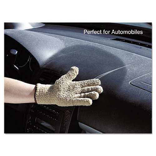 Master Caster CleanGreen Microfiber Dusting Gloves, 5" x 10, Pair (18040)