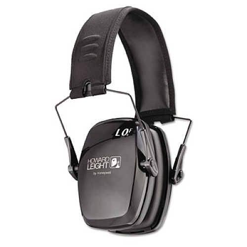 Howard Leight by Honeywell Leightning L3 Noise-Blocking Folding Earmuffs, 23NRR, Black/Gray (1035102)