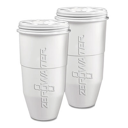 Avanti ZeroWater Replacement Filtering Bottle Filter, 4 dia x 7 h, 2/Pack (ZR017)