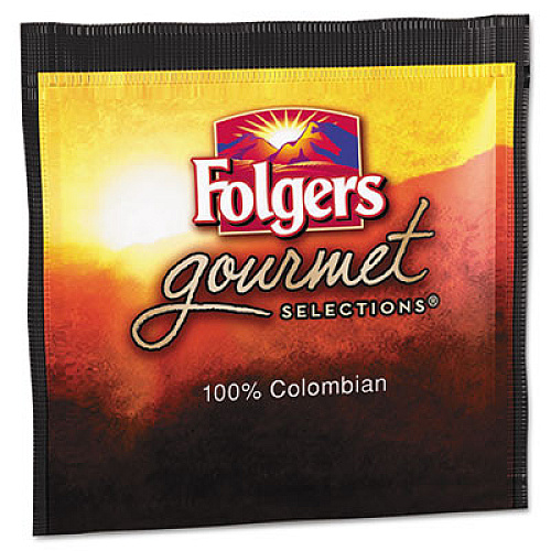Folgers Gourmet Selections Coffee Pods, 100% Colombian, 18/box (63100)