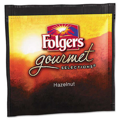 Folgers Gourmet Selections Coffee Pods, Hazelnut, 18/box (63103)