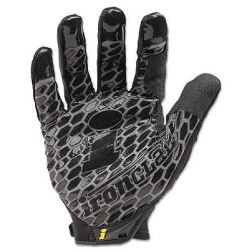 Ironclad Box Handler Gloves, EN388: 3131, 9" Long, Medium, Black, Pair (BHG03M)