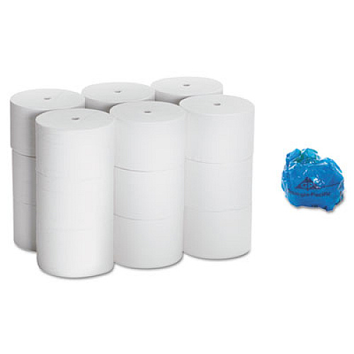 Georgia Pacific Professional Coreless Bath Tissue, Septic Safe, 2-Ply, White, 1,125 Sheets/Roll, 18 Rolls/Carton (19372)