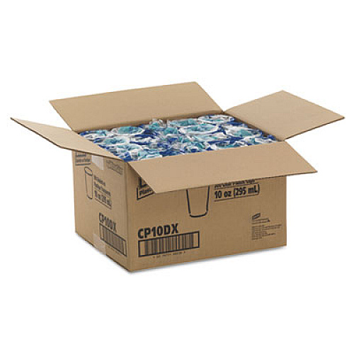 Dixie Clear Plastic PETE Cups, 10 oz, WiseSize, 25/Pack, 20 Packs/Carton (CP10DX)