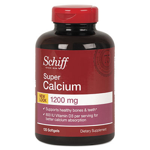 Schiff Super Calcium Softgel, 120 Count (11256)