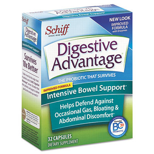 Digestive Advantage Probiotic Intensive Bowel Support Capsule, 32 Count, 36/Carton (00116)
