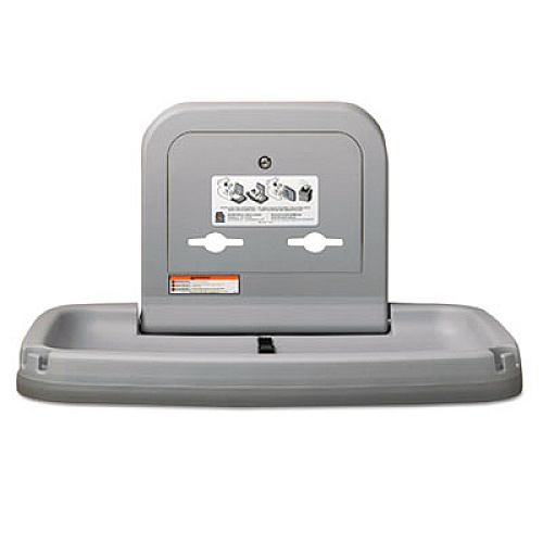 Koala Kare Horizontal Baby Changing Station, 35 x 22, Gray (KB20001)